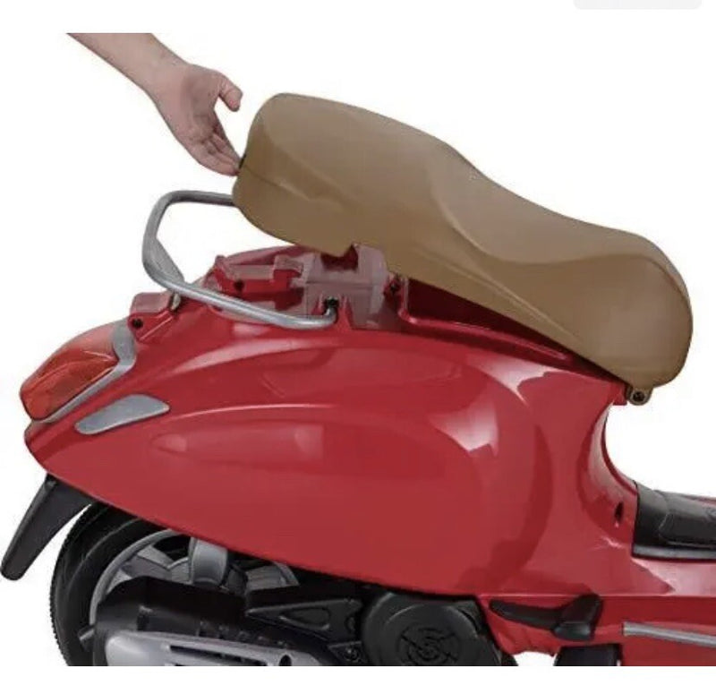 Electric Toddler Ride-On Vespa Scooter for Ages 3-5, 6 Volt Battery Powered Magic Cars 7