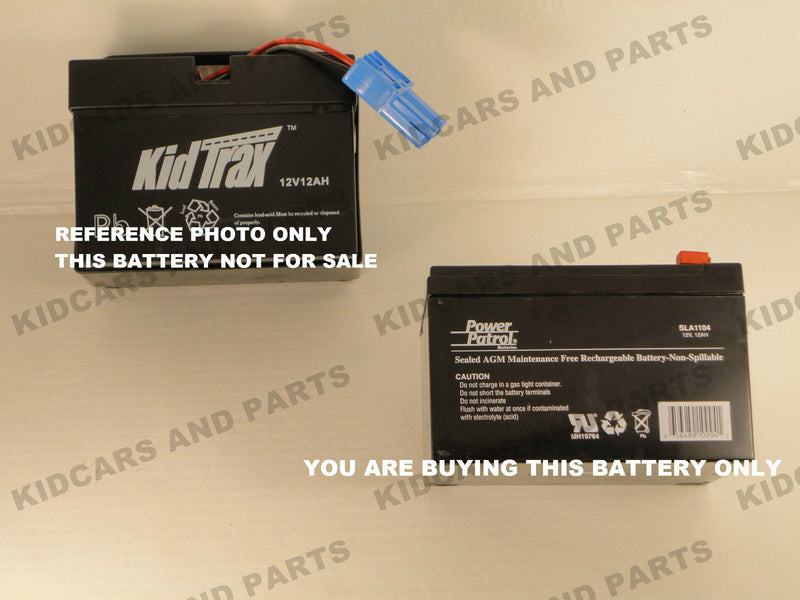 Kid Trax Dodge Viper 12V Bare Replacement Battery Without Wires or Plug Magic Cars Variant 0