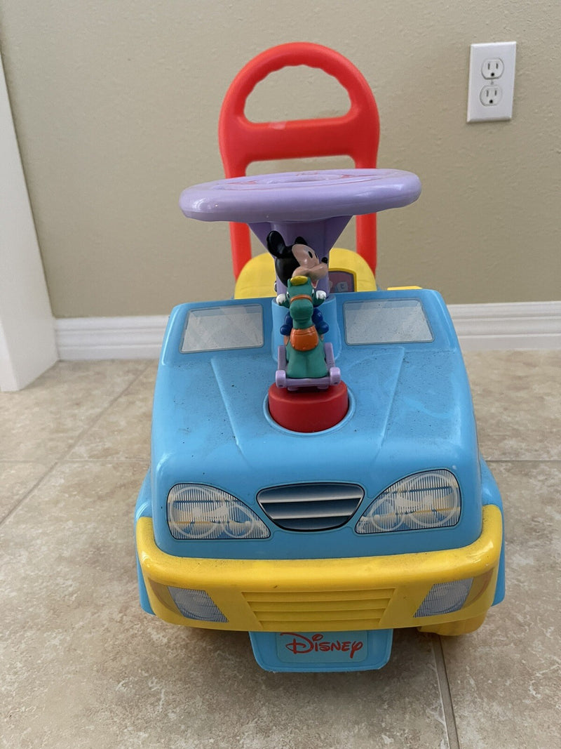 Disney Mickey Mouse Toddler Ride-On Toy Magic Cars 2