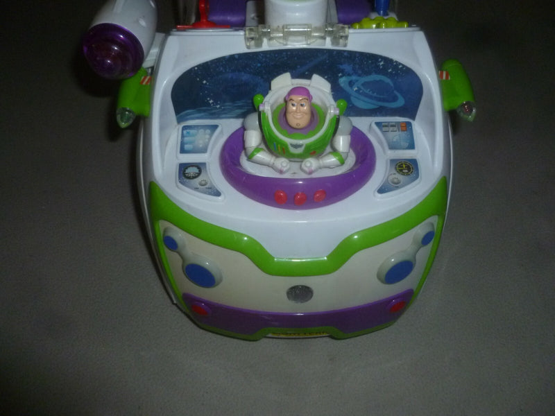 Kids Ride-On Airplane Toy Featuring Buzz Lightyear from Toy Story 4 Battery-Powered Magic Cars 2
