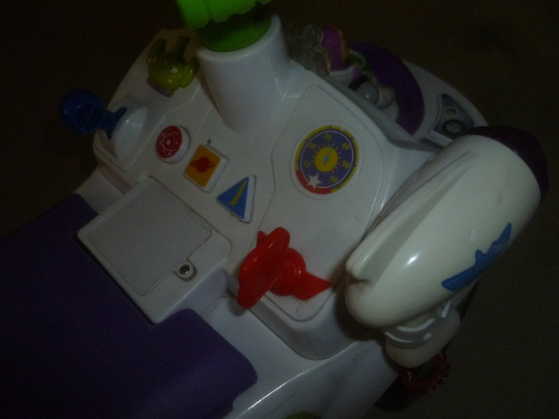 Kids Ride-On Airplane Toy Featuring Buzz Lightyear from Toy Story 4 Battery-Powered Magic Cars 7