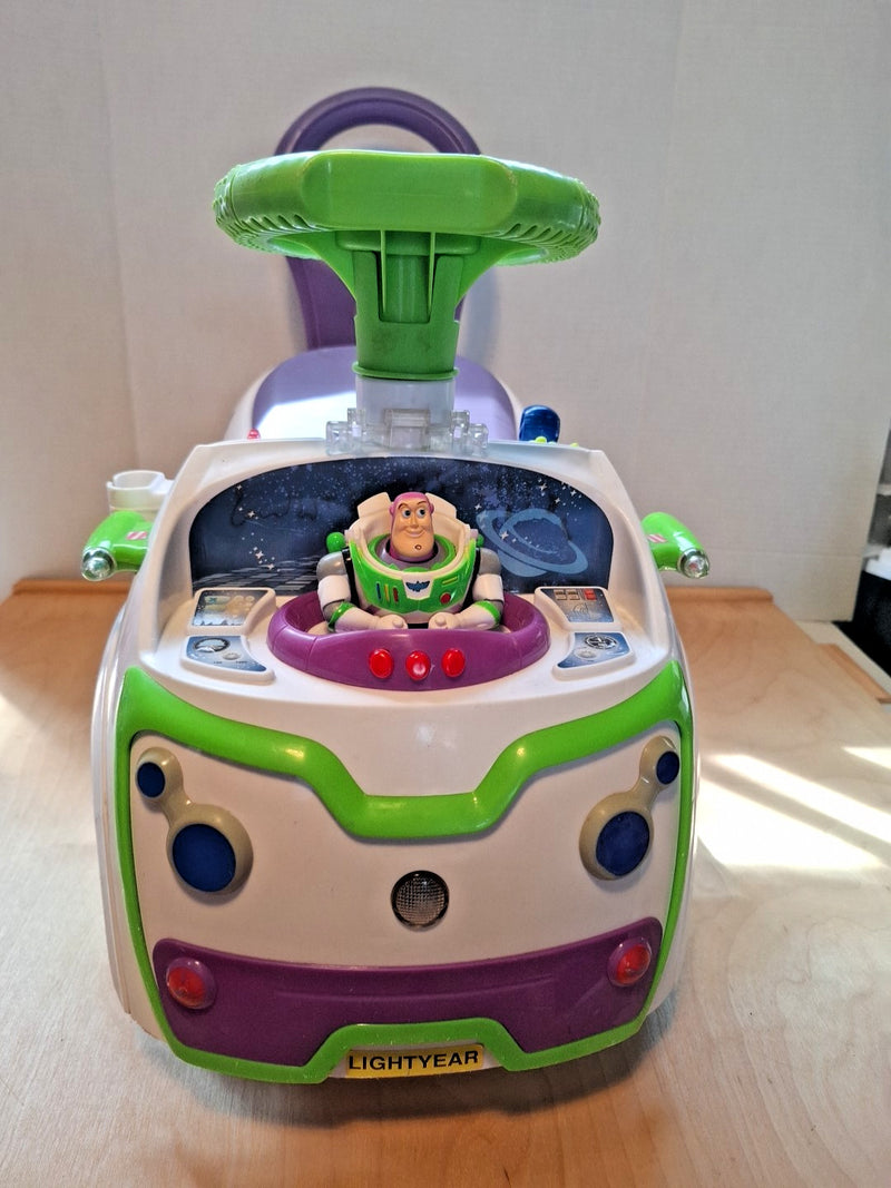 Kids Battery-Powered Buzz Lightyear Ride-On Toy from Disney Toy Story Magic Cars 0