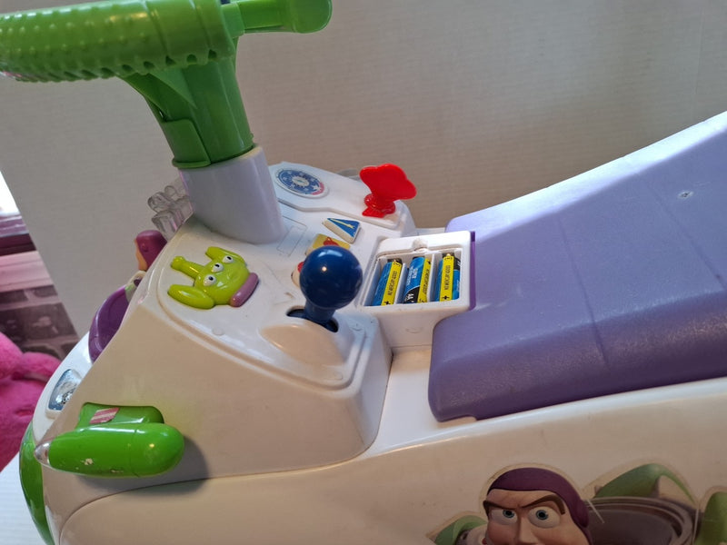 Kids Battery-Powered Buzz Lightyear Ride-On Toy from Disney Toy Story Magic Cars 6