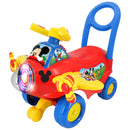 Kiddieland: Mickey Mouse Adventure Plane Ride-On with Spinning Lights & Sounds Magic Cars 1