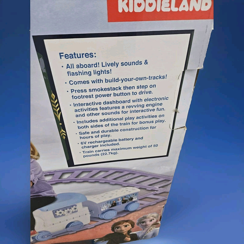 Battery-Powered Disney Frozen Ride-On Train with Caboose, Track, and Charger Magic Cars 2