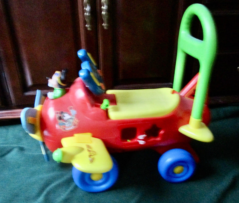 Disney Mickey Mouse Lights and Sounds Ride-On Activity Plane Magic Cars Variant 0