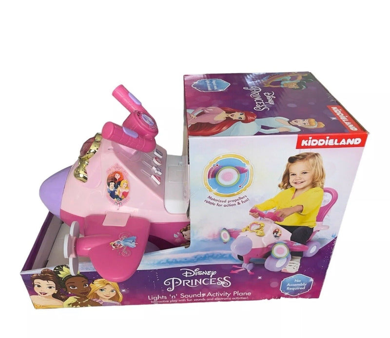 Princess Plane Ride-On Toy with Lights and Sounds Activity Features Magic Cars Variant 0