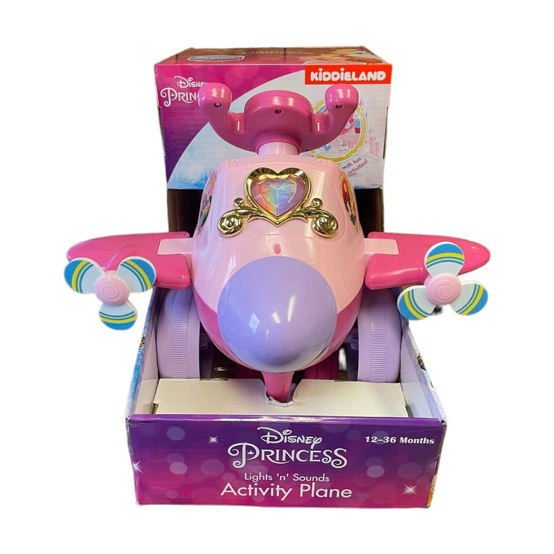 Disney Princess Ride-On Plane with Lights and Sounds Activity Toy Magic Cars 0