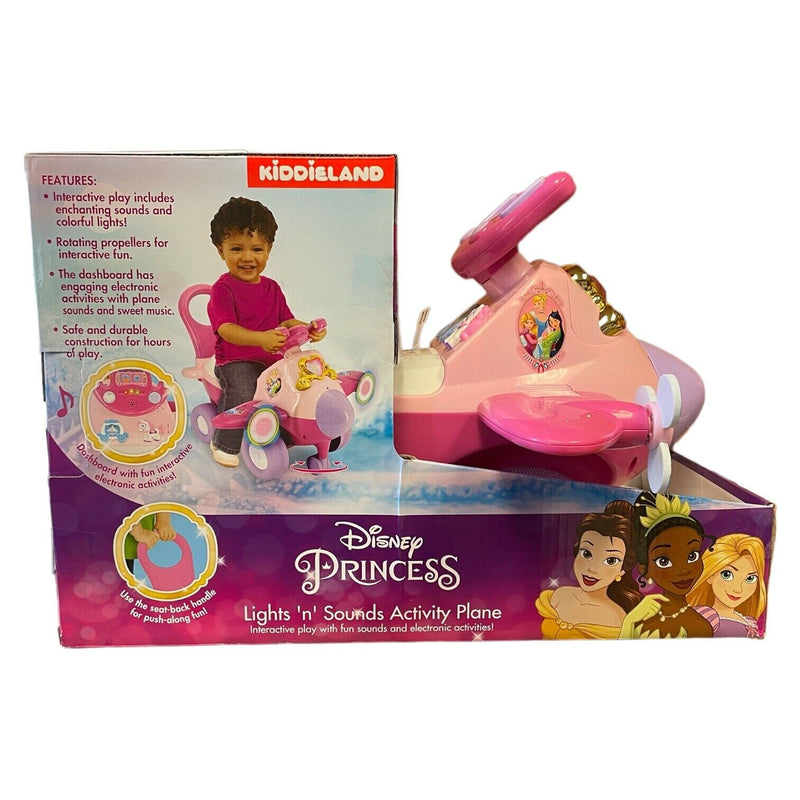 Disney Princess Ride-On Plane with Lights and Sounds Activity Toy Magic Cars 1