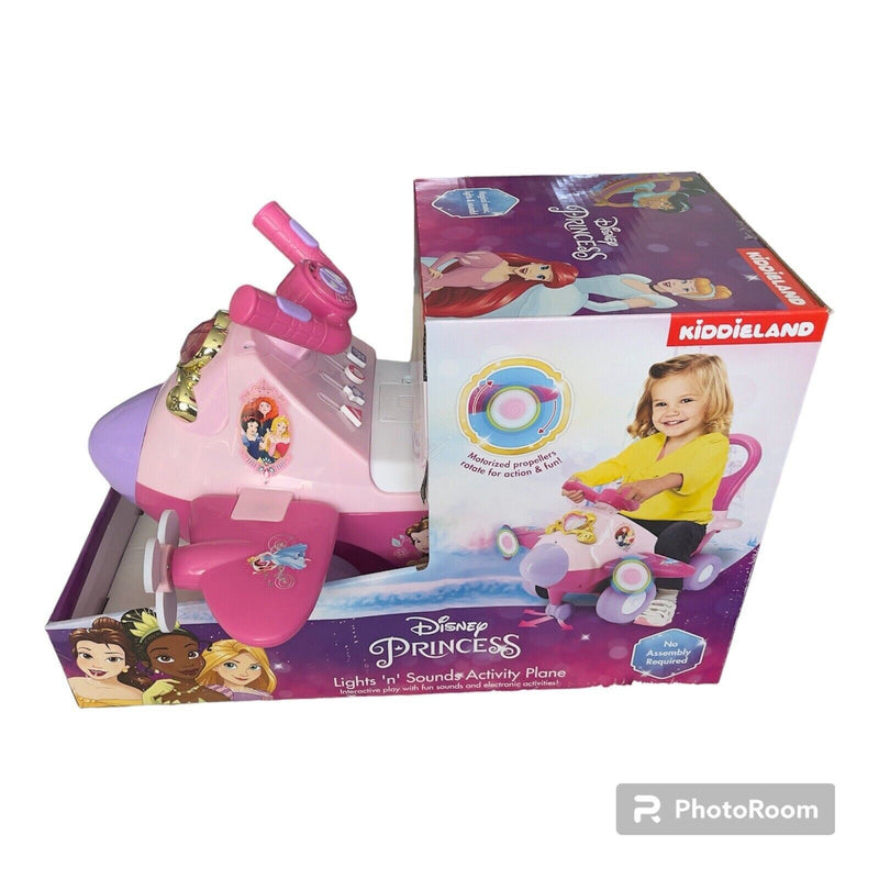 Disney Princess Ride-On Plane with Lights and Sounds Activity Toy Magic Cars 3