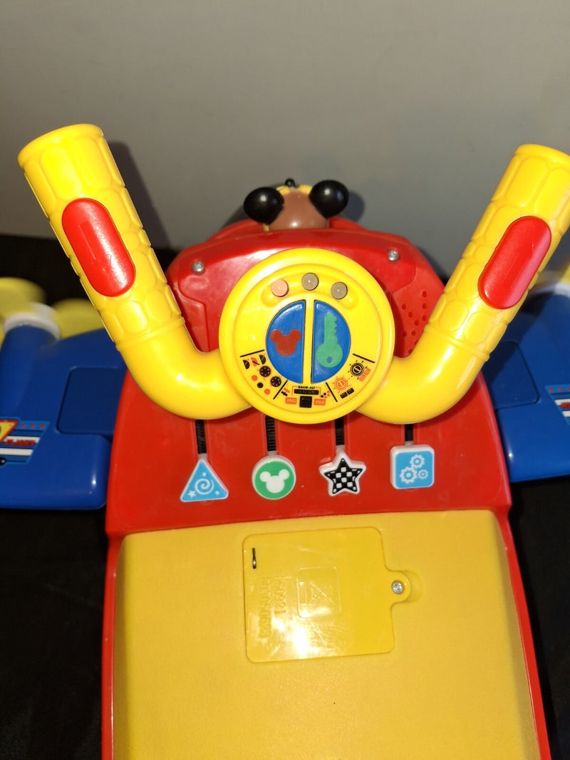 Disney Mickey Mouse Lights and Sounds Activity Ride-On Plane without Handle Magic Cars 2