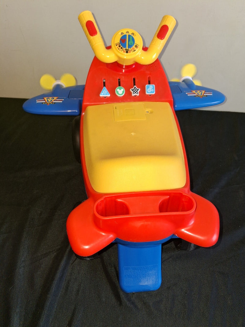 Disney Mickey Mouse Lights and Sounds Activity Ride-On Plane without Handle Magic Cars 3