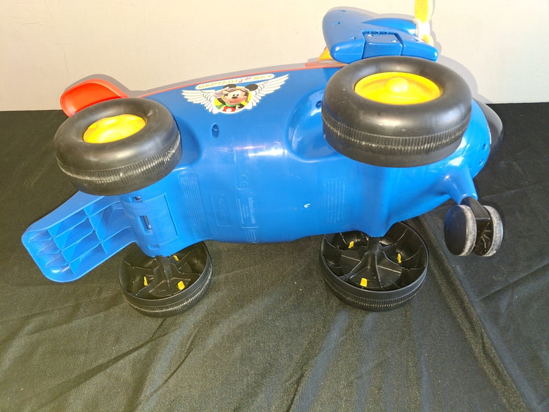Disney Mickey Mouse Lights and Sounds Activity Ride-On Plane without Handle Magic Cars 6