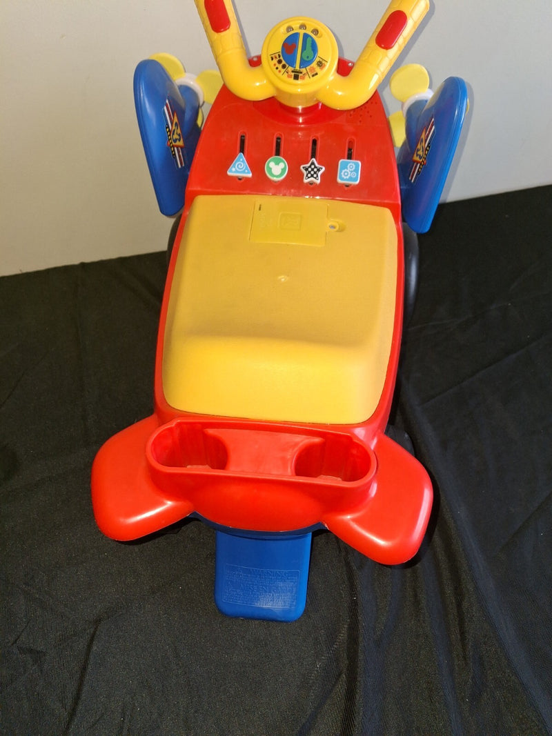 Disney Mickey Mouse Lights and Sounds Activity Ride-On Plane without Handle Magic Cars 7