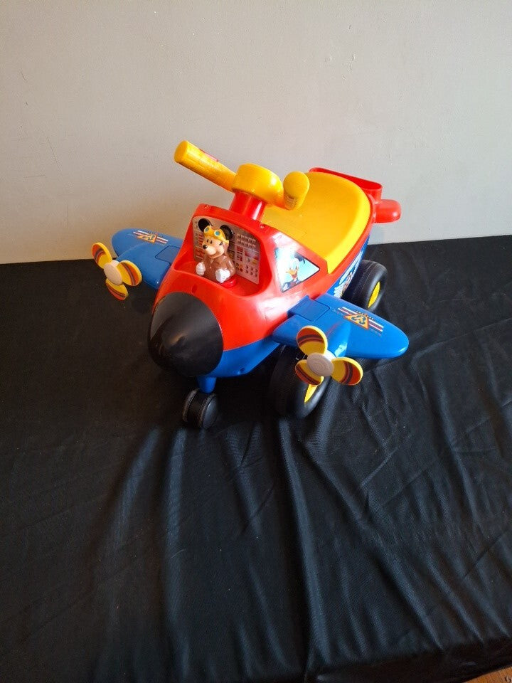Disney Mickey Mouse Lights and Sounds Activity Ride-On Plane without Handle Magic Cars 8