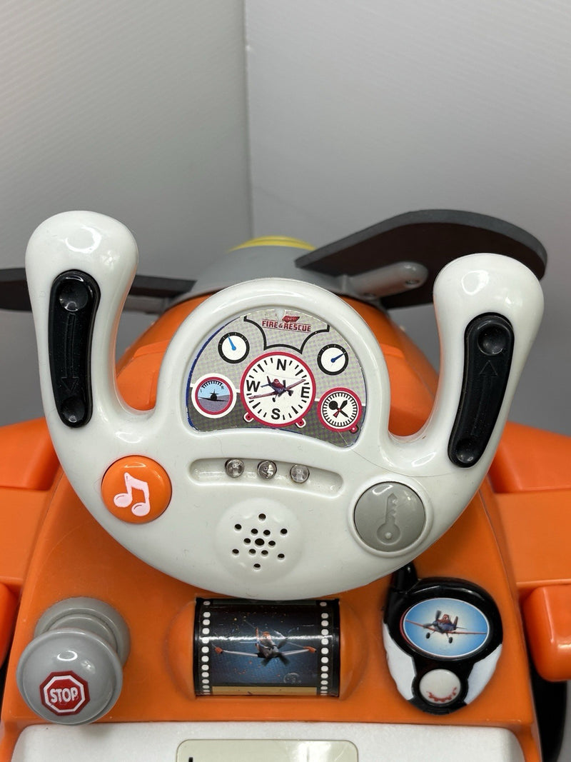 Disney Planes Fire & Rescue Dusty Crophopper Ride-On Toy for Toddlers Magic Cars 2