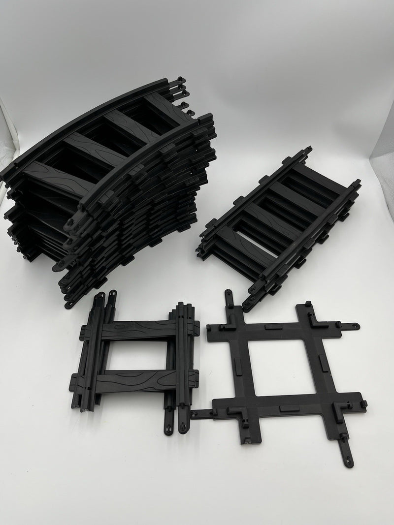 Motorized Mickey Mouse Ride-On Train Tracks Set 22 Pieces Black Magic Cars Variant 0