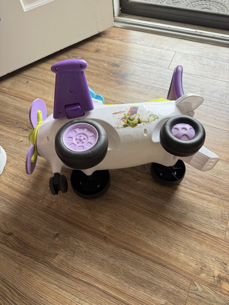 Toy Story 4 Buzz Lightyear Battery-Powered Ride-On Airplane Magic Cars 1