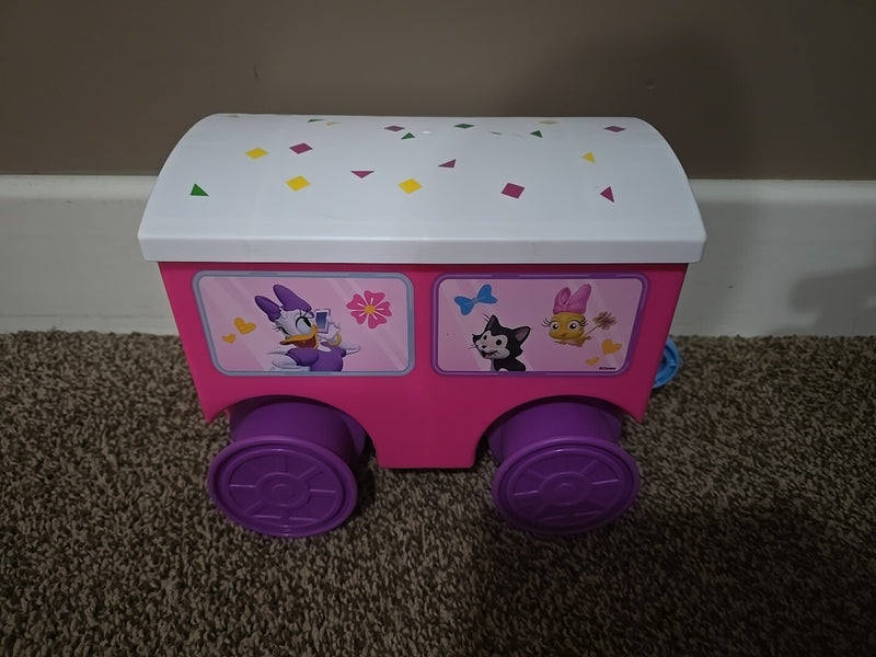 Minnie Mouse Large Ride-On Train with Caboose and Track for Kids Magic Cars 1