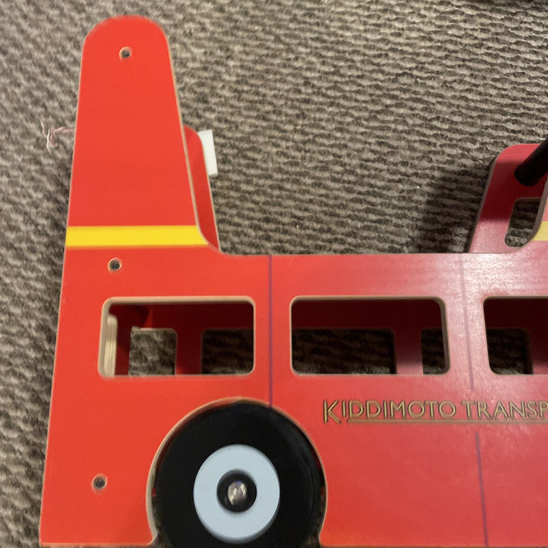 Kiddimoto Original London Bus Ride-On Walker Toy for 12-24 Months Magic Cars 14