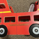 Kiddimoto Original London Bus Ride-On Walker Toy for 12-24 Months Magic Cars 2