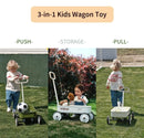 PULA-Wild 2-in-1 Kids' Pull-Along Wagon and Push Walker for Ages 2.5-8 Magic Cars 3