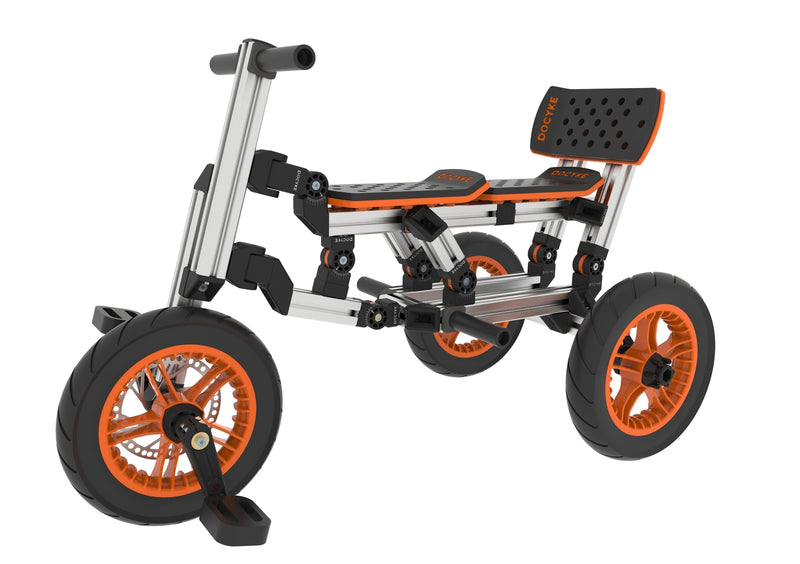 20-Inch Buildable Kids Go-Kart Set with Two-Wheel Bike for Ages 1-8 Years Magic Cars 1