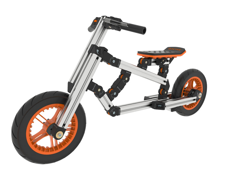 20-Inch Buildable Kids Go-Kart Set with Two-Wheel Bike for Ages 1-8 Years Magic Cars 2