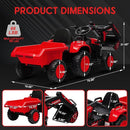 12V Kids Ride-On Excavator and Tractor with Remote Control, Digger, and LED Lights Magic Cars 4