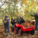 12V Kids Ride-On Excavator and Tractor with Remote Control, Digger, and LED Lights Magic Cars 5