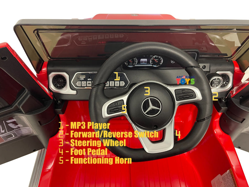 12V Kids Battery-Powered Remote Control Licensed Mercedes-Benz Cars in Multiple Colors Magic Cars 6