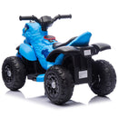 Blue Dinosaur 12V Electric Quad ATV for Kids with USB Bluetooth and LED Headlights Magic Cars 22