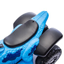 Blue Dinosaur 12V Electric Quad ATV for Kids with USB Bluetooth and LED Headlights Magic Cars 5