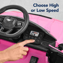 12V Electric Ride-On Ford Mustang for Kids with Parent Remote Control Magic Cars 6