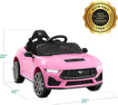 12V Electric Ride-On Ford Mustang for Kids with Parent Remote Control Magic Cars 8