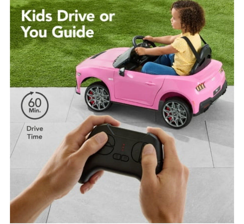 12V Electric Kids Ride-On Car with Parent Remote Control Licensed Ford Mustang Magic Cars 5