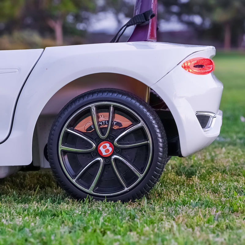 12V Electric Kids Ride-On Car with LED Lights and Remote Control, Bentley Style Licensed Toy Magic Cars 15