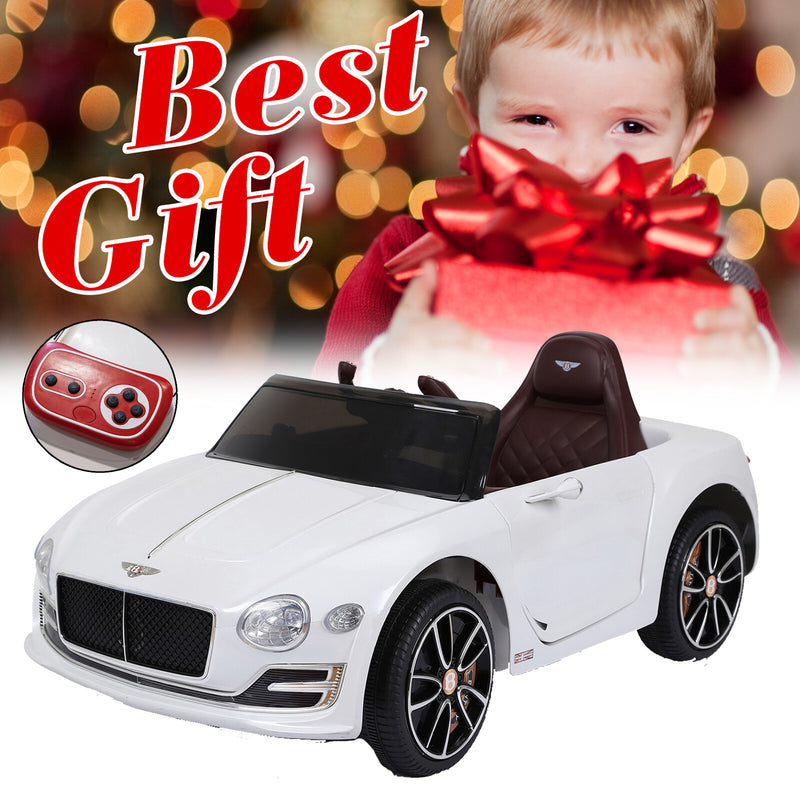 12V Electric Kids Ride-On Car with LED Lights and Remote Control, Bentley Style Licensed Toy Magic Cars Variant 0