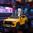 12V Kids Electric Ride-On Car with Parent Remote Control, LED Lights, and 2 Speed Settings for Ages 3-6 Years Magic Cars 1