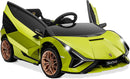 12V Electric Licensed Lamborghini Sian Roadster Motorized Ride-On Toy Car for Kids Magic Cars 0