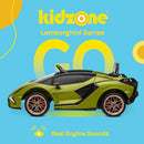 12V Electric Licensed Lamborghini Sian Roadster Motorized Ride-On Toy Car for Kids Magic Cars 1