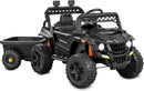 12V Kids Electric Ride-On UTV Car with Trailer, Parent Remote Control and LED Lights Magic Cars 0