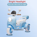 12V Electric 3-Wheel Ride-On Motorcycle for Kids - Baby Blue Magic Cars 3