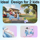 12V Electric 3-Wheel Ride-On Motorcycle for Kids - Baby Blue Magic Cars 6