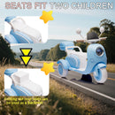 12V Electric 3-Wheel Ride-On Motorcycle for Kids - Baby Blue Magic Cars 8