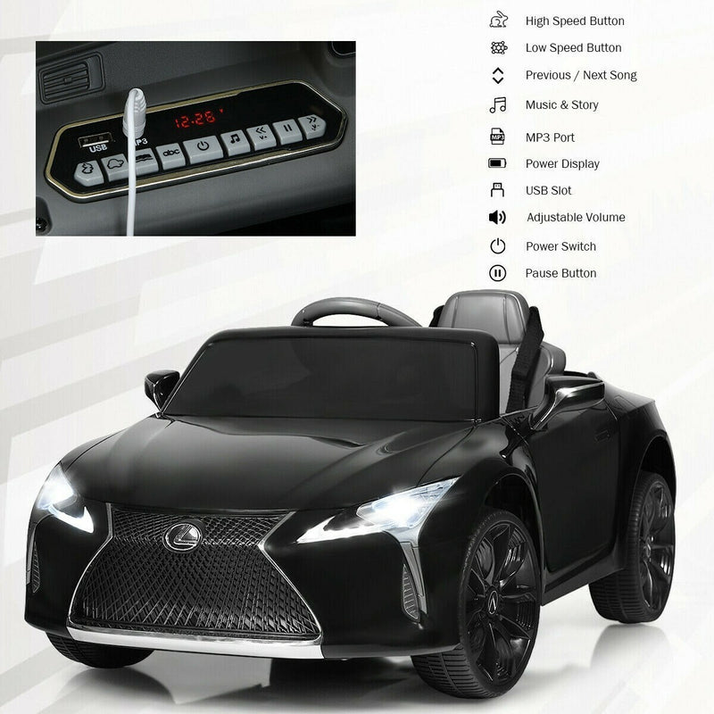 12V Licensed Kids Remote Control Electric Ride-On Lexus LC500 Vehicle Magic Cars 5