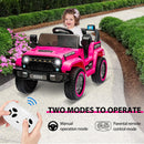 12V Battery-Powered Kids Electric Ride-On 4-Wheeler Truck Toy Magic Cars 7
