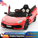 12V Kids Ride-On Licensed Lamborghini Electric Car Toy with Remote Control Magic Cars 0