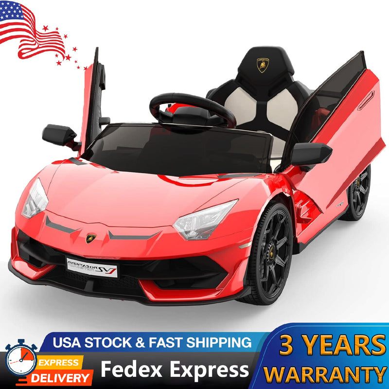 12V Kids Ride-On Licensed Lamborghini Electric Car Toy with Remote Control Magic Cars Variant 0