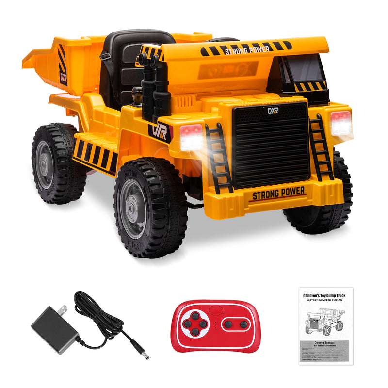 12V Kids Ride-On Electric Dump Truck with Remote Control and Electric Bed Magic Cars 9